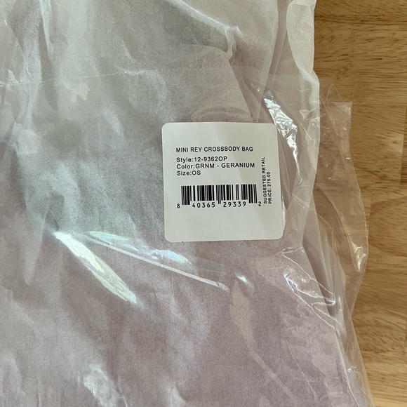 NWT STAUD Mini Rey Bag, geranium - Picture 6 of 10